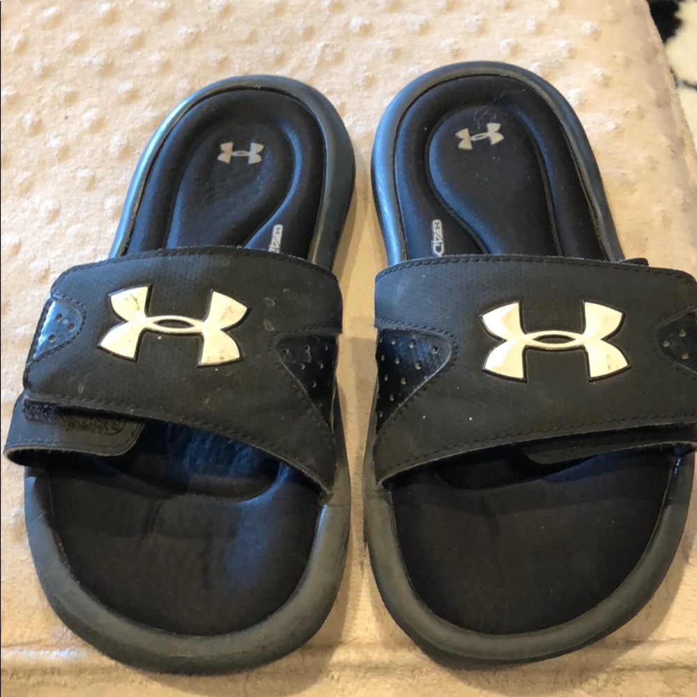 Under Armour youth slides